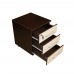 Comoda Office birou cu 3 sertare wenge/ladin